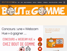 Tablet Screenshot of boutdegomme.fr